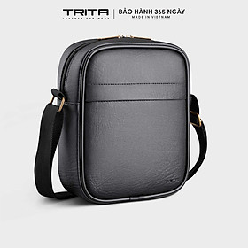 Túi Trita ( Thời trang nam dáng đứng - Túi đeo chéo da RTN12 )