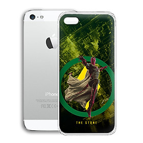 Ốp lưng Siêu Anh Hùng cho Apple Iphone 5/5S - 01010 0517 STONE01 - Silicone dẻo - Hàng Chính Hãng