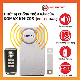 Mua Thiết bị chống trộm gắn cửa  báo trộm gắn cửa kèm remote Komax KM-C05 - Hàng chính hãng