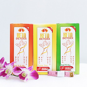 Combo 3 hộp Keto Detox - Hỗ trợ Giảm cân Keto CẤP TỐC bằng sinh tố [Chính hãng] (Hiệu quả khử mỡ, hỗ trợ giảm cân cực nhanh)