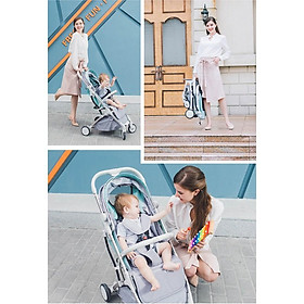 Xe đẩy em bé xếp gọn dạng vali kéo khi không dùng BABY TROLLEY - AsiaMart