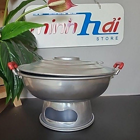 Mua Nồi lẩu cù lao Miền tây - Chất liệu nhôm  sử dụng than. Chuyên phục vụ các món ăn tại bàn phù hợp gia đình nhà hàng