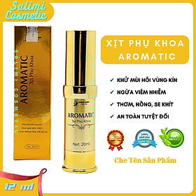 Xịt Phụ Khoa AROMATIC 20ml - Khử Mùi Hôi, Chiết Xuất Thảo Dược Thiên Nhiên, Ngừa Viêm Nhiễm, Làm Hồng Bikini, An Toàn, Không Chứa Chất Tẩy Rửa - Bí Quyết Chồng Yêu Mỗi Ngày | HÀNG CHÍNH HÃNG