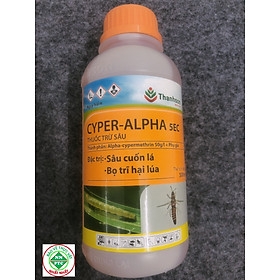 Mua Thuốc trừ sâu cuốn lá bọ trĩ CYPER ALPHA chai 500ml