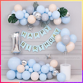 Mua Set Trang Trí Sinh Nhật  Trang trí thôi nôi  đầy tháng bé trai bé gái PartyCityvn PC089