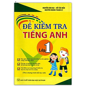 Sách - đề kiểm tra tiếng anh lớp 1