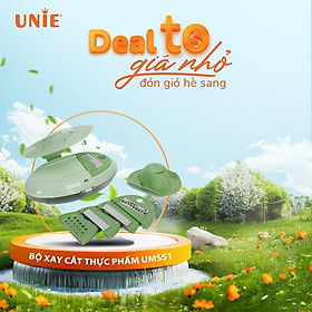 Mua Bộ xay cắt thực phẩm đa năng Unie UMS51  Thay thế 5 dụng cụ cắt thái thực phẩm Tạo hình rau củ dễ dàng chất liệu cao cấp - hàng chính hãng