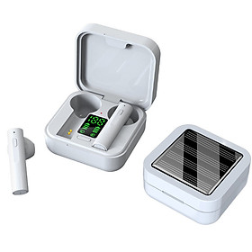  Tai nghe Không dây Bluetooth 5.0 AI6 plus có hộp sạc, thiết kế mini, dùng để chơi game sạc pin hấp thụ năng lượng mặt trời - Hàng chính hãng Like Tech