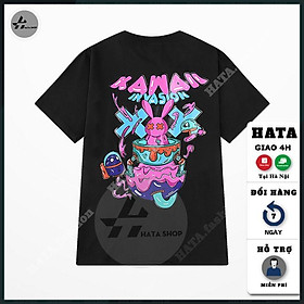Áo thun unisex form rộng, áo thun giá rẻ HATA Fashion in Kawaii QTL821