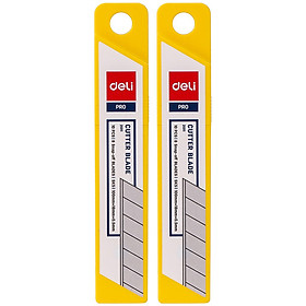 Combo 2 Lưỡi Dao Rọc Giấy Deli E2011