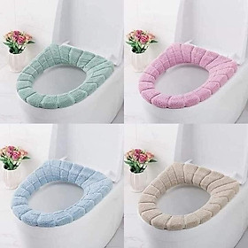 Mua Miếng lót bồn cầu nỉ siêu đẹp - Miếng lót bồn cầu chống lạnh nỉ.