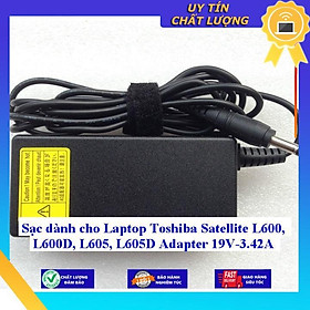 Sạc dùng cho Laptop Toshiba Satellite L600 L600D L605 L605D Adapter 19V-3.42A - Hàng Nhập Khẩu New Seal