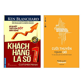 [Download Sách] Combo Sách Kinh Tế - Marketing Bán Hàng Số Một: Khách Hàng Là Số 1 + Cưỡi Thuyền Ngược Gió (Tặng Bookmark Happy Life)