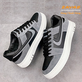 >> BÁO GIÁ GIÀY SNEAKERS THỂ THAO ĐẾ ÊM TN84 - XÁM | Shopee Lazada Sendo Tiki mới nhất 90 Giày Thể Thao Nam Màu Xám Đen, Sneaker Nam Màu Xám Đen, Đế Êm, Nhẹ Thương Hiệu ZAVAS - S408