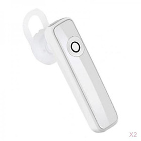2x Bluetooth  HIFI with Microphone for Smart Phones White