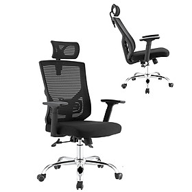 Mua Ghế Văn Phòng Dành Cho Sếp Lưng Cao  Có Tựa Đầu  Ngã Lưng Thư Giãn AZP-522 - Hàng Nhập Khẩu 100%