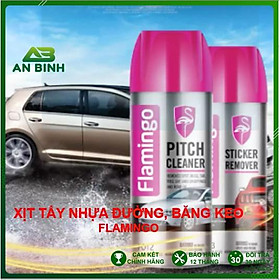 Bình Xịt Tẩy Nhựa Đường, Băng Keo FLAMINGO F012 450ml