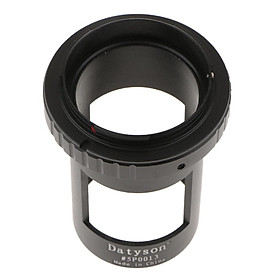 T Ring Lens Adapter for Sony Alpha SLR Photography Sleeve M42 Thread Aluminum for Landscape Lens Spotting Scope (Black)