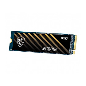 Ổ cứng SSD MSI SPATIUM M390 500GB NVMe M.2 2280 PCIe Gen 3.0x4 (Đọc 3300MB/s, Ghi 2300MB/s) - Hàng Chính Hãng