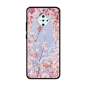 Ốp Lưng in cho Vivo S1 Pro/ Vivo V17 Mẫu Hoa Đào Giấy - Hàng Chính Hãng