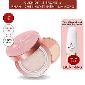 Phấn Nước Mini Garden 3 In 1 CC Cushion SPF 40+ PA+++ ( 1 lõi x 12g) 