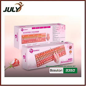 Mua Bộ Phím Chuột Cơ Bosston EK9350 Hồng - JL - HÀNG CHÍNH HÃNG