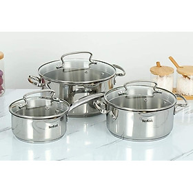 Mua Bộ 3 nồi inox Tefal Duetto Plus G719S674 Hàng chính hãng