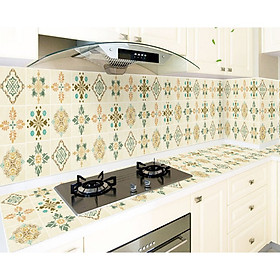 Mua GIẤY DECAL BẾP HOA VĂN  DÁN TƯỜNG TRANG TRÍ  DÁN NHÀ BẾP (giao mầu ngẫu nhiên )