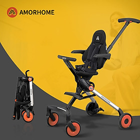 Xe đẩy du lịch Amorhome cho bé siêu gọn, siêu nhẹ trọng tải đến 60kg đi máy bay