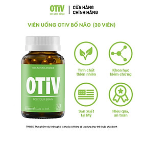 Viên Uống Bổ Não OTIV Ecogreen Giảm Đau Đầu, Mất Ngủ, Tăng Trí Nhớ & Hoạt Huyết Não