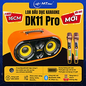 Hình ảnh Loa Xách Tay Karaoke Chính Hãng MTMAX DK11Pro 3 Đường Tiếng 2 Bass 16 Công Suất Lớn Thiết Kế Hình Bầu Dục Đường Cong Mềm Mại hàng chính hãng