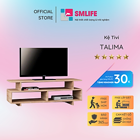 Kệ TV phòng ngủ thiết kế đẹp bằng gỗ SMLIFE Talima
