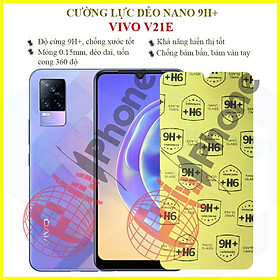 Dán cường lực dẻo nano dành cho  Vivo V21e