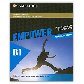 Sách - Empower B1 Pre-Intermediate Student's Book with Online Access (DN)