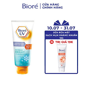 Serum Chống Nắng Dưỡng Thể Kháng Bụi - Sáng Mịn Mát Lạnh Biore (150ml)