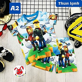 Đồ bộ thun lạnh cho bé trai Roblox từ 10-46kg - giặt không vỡ hình - Kiến Lửa