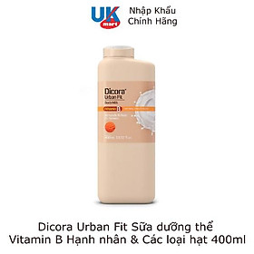 Sữa Dưỡng Thể Dicora Urban Fit Vitamin B Hạnh nhân & Các Loại Hạt 400ml