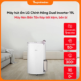 Mua  GIÁ TẠI KHO  Máy hút ẩm LG Chính Hãng Dual Inverter 19L (Trắng) - MD19GQGE0 - Hàng chính hãng LG