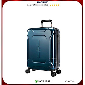Vali cao cấp Macsim Smooire MSSM376 cỡ 20 inch / 24 inch màu shiny blue, Blue, Black - Hàng loại 1