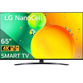Smart Tivi NanoCell LG 4K 65 inch 65NANO76SQA - Hàng chính hãng