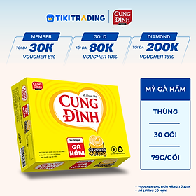Thùng 30 Gói Mì Cung Đình Hương Vị Gà Hầm (79g/Gói)