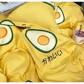 Mua Bộ ga gối Bơ vàng mẫu mới 2020 đủ kích thước lựa chọn