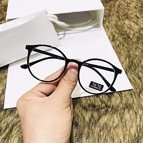 MẮT KÍNH GỌNG CẬN TATA NGỐ FORM TRÒN DỄ THƯƠNG HOT TREND 0 độ - mắt kính thời trang