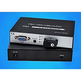 Mua Cặp Converter Chuyển Đổi VGA Sang Cáp Quang 1080P
