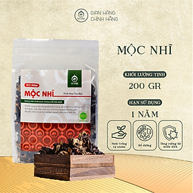 Hình ảnh Mộc Nhĩ Rừng Tây Bắc Cao Cấp VỊ VIỆT, không chân, cánh mỏng, giòn thơm, gói 200gram