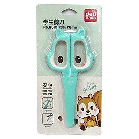 Kéo Học Sinh Deli 6061 - Xanh Mint