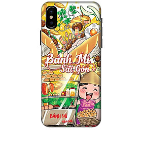 Ốp lưng dành cho điện thoại IPHONE X hình Bánh Mì Sài Gòn - Hàng chính hãng