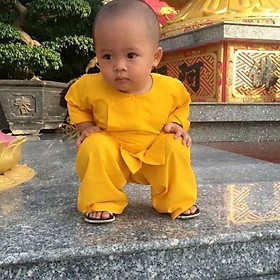 Đồ Lam Đi Chùa Cho Bé # Vạt Hò #Đồ Bộ Bé # Quần Áo Bé
