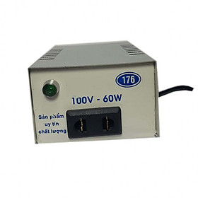 Biến thế đổi điện 220V - 100V công suất 60W, lõi đồng