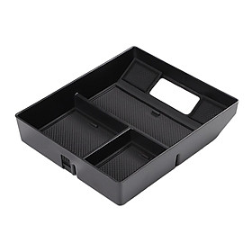 Vehicle Armrest Storage Box Tray Replaces Durable Container 3 Grid Interior Accessories Holder Case Center Console Organizer for L9